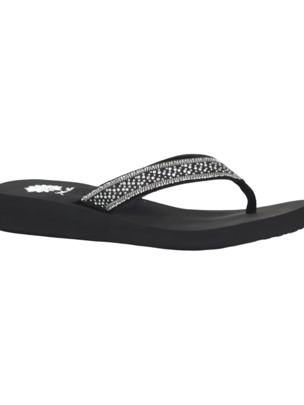 YELLOW BOX JALIYAH CLEAR FLIP FLOP  MEDIUM WIDTH NEW IN BOX